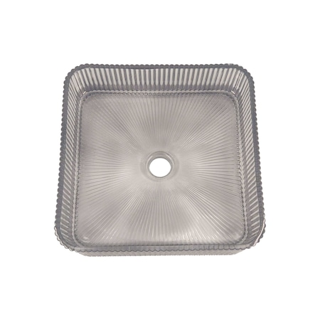 Castello Usa Plaza 15-inch Bathroom Vessel Sink - Gray CB-VC-6-SG-15